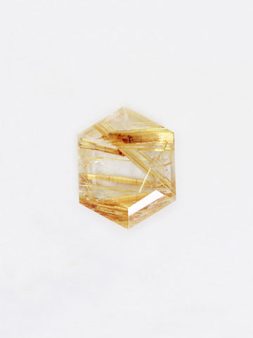 1.90CT Rutilated Quartz Inventory SKU RQHEX-14