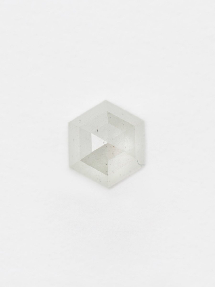 1.53CT Salt and Pepper Hexagon Inventory SKU SPHEX-23