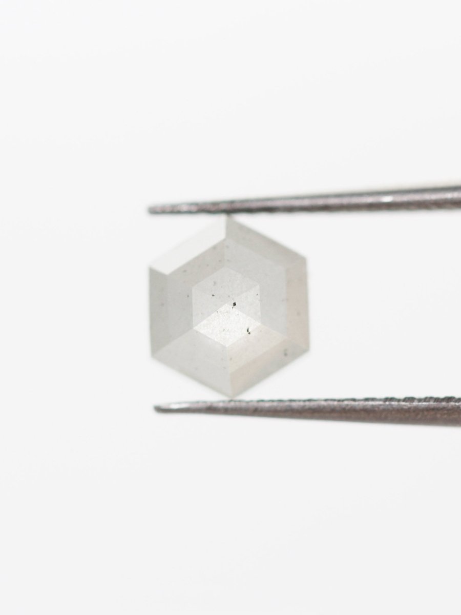 1.53CT Salt and Pepper Hexagon Inventory SKU SPHEX-23