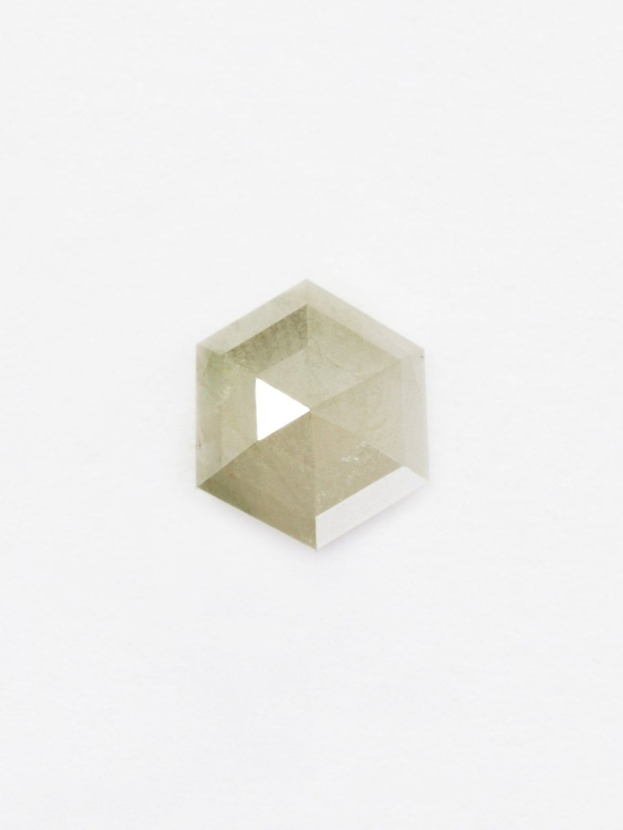 1.65CT Salt and Pepper Hexagon Inventory SKU SPHEX-44