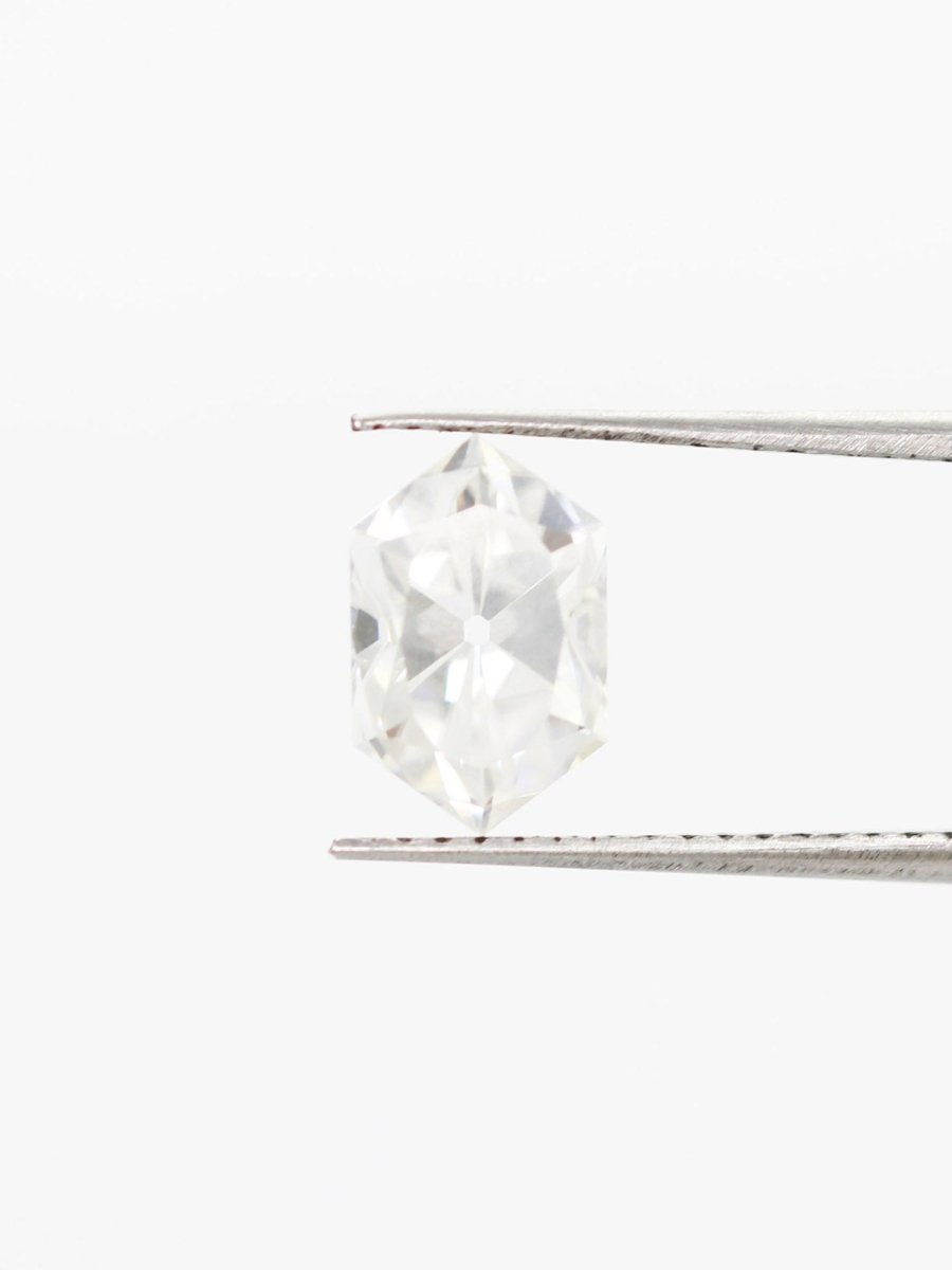 Inventaire de moissanite blanche 1,66 ct SKU MSHEX-02