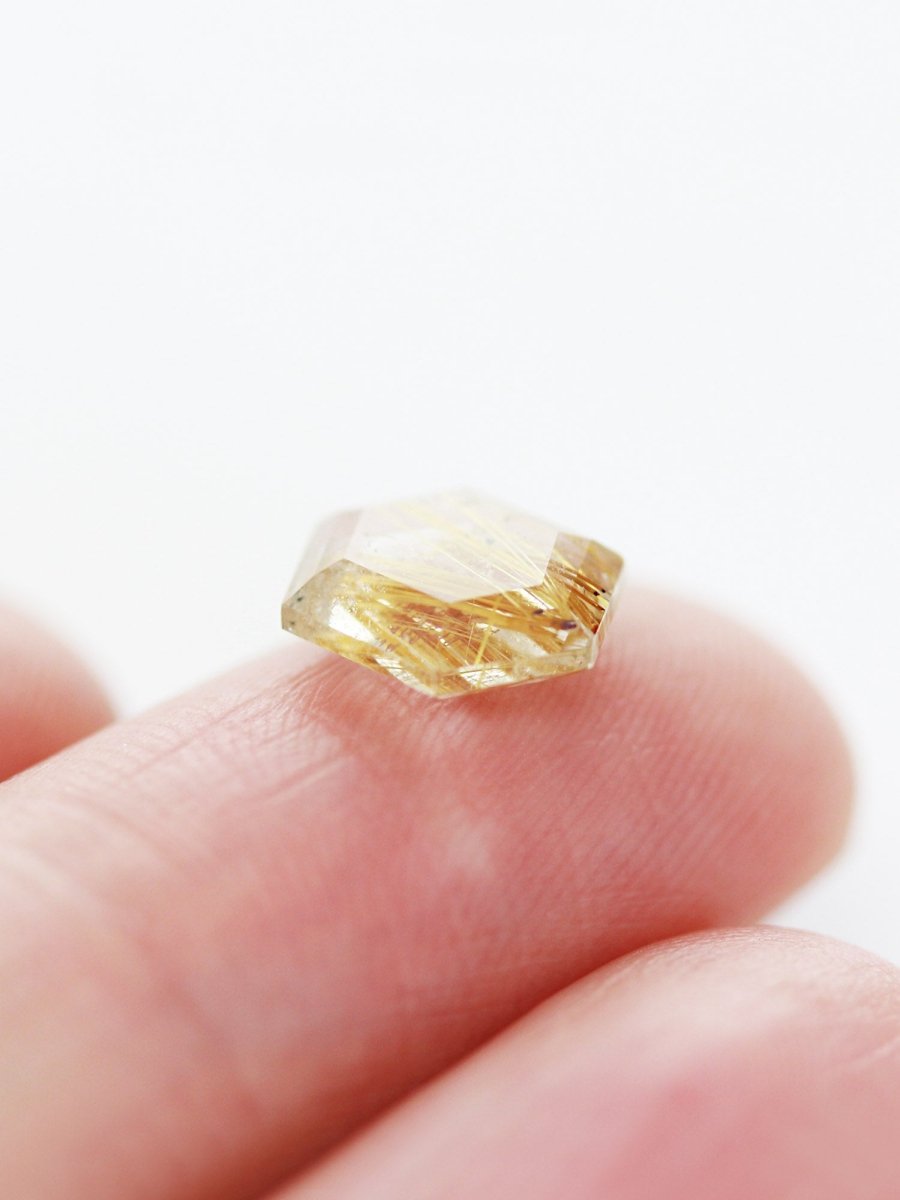 1.88CT Rutilated Quartz Inventory SKU RQHEX-15