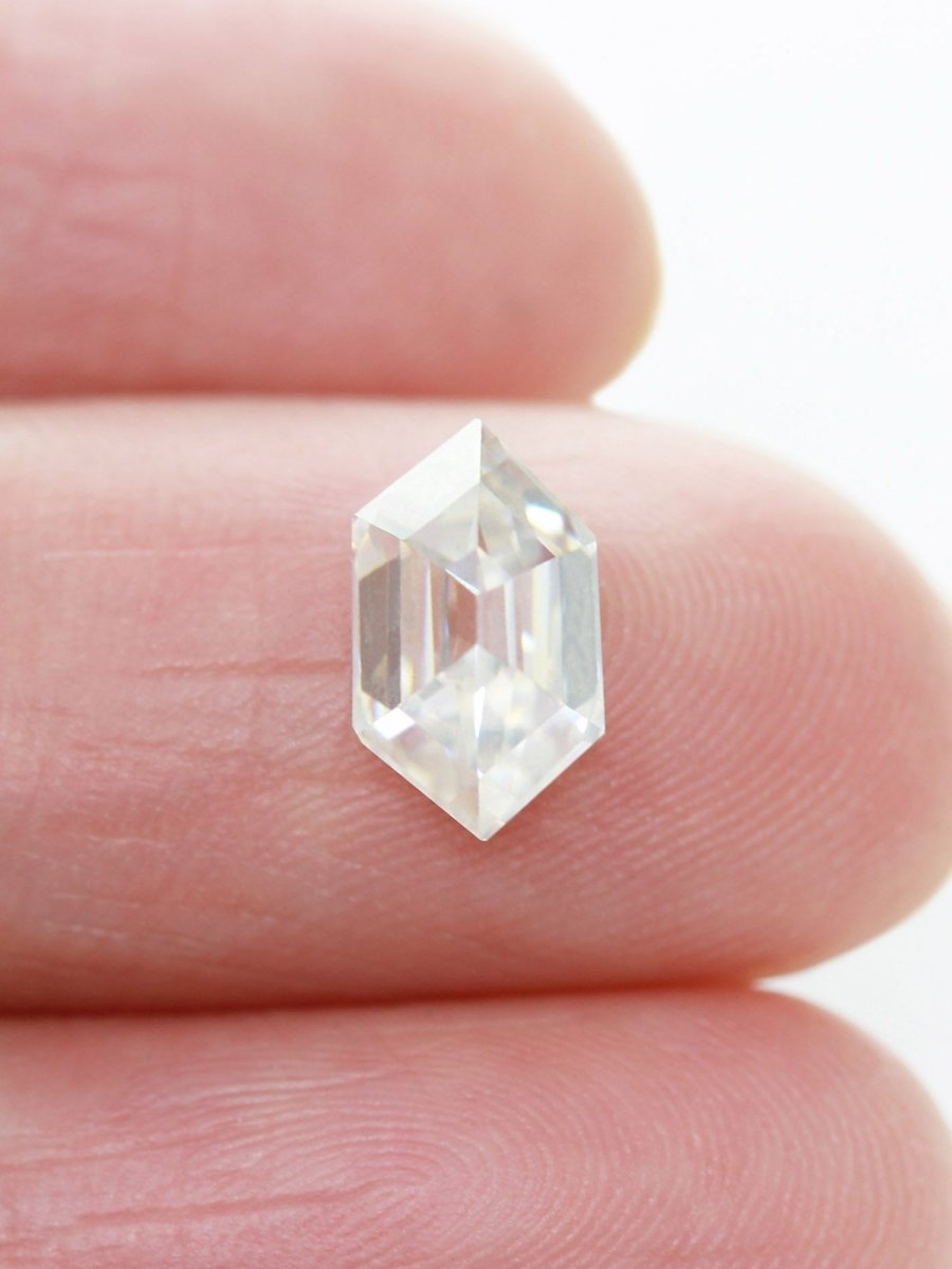 1.88CT White Moissanite Inventory SKU MSHEX-03