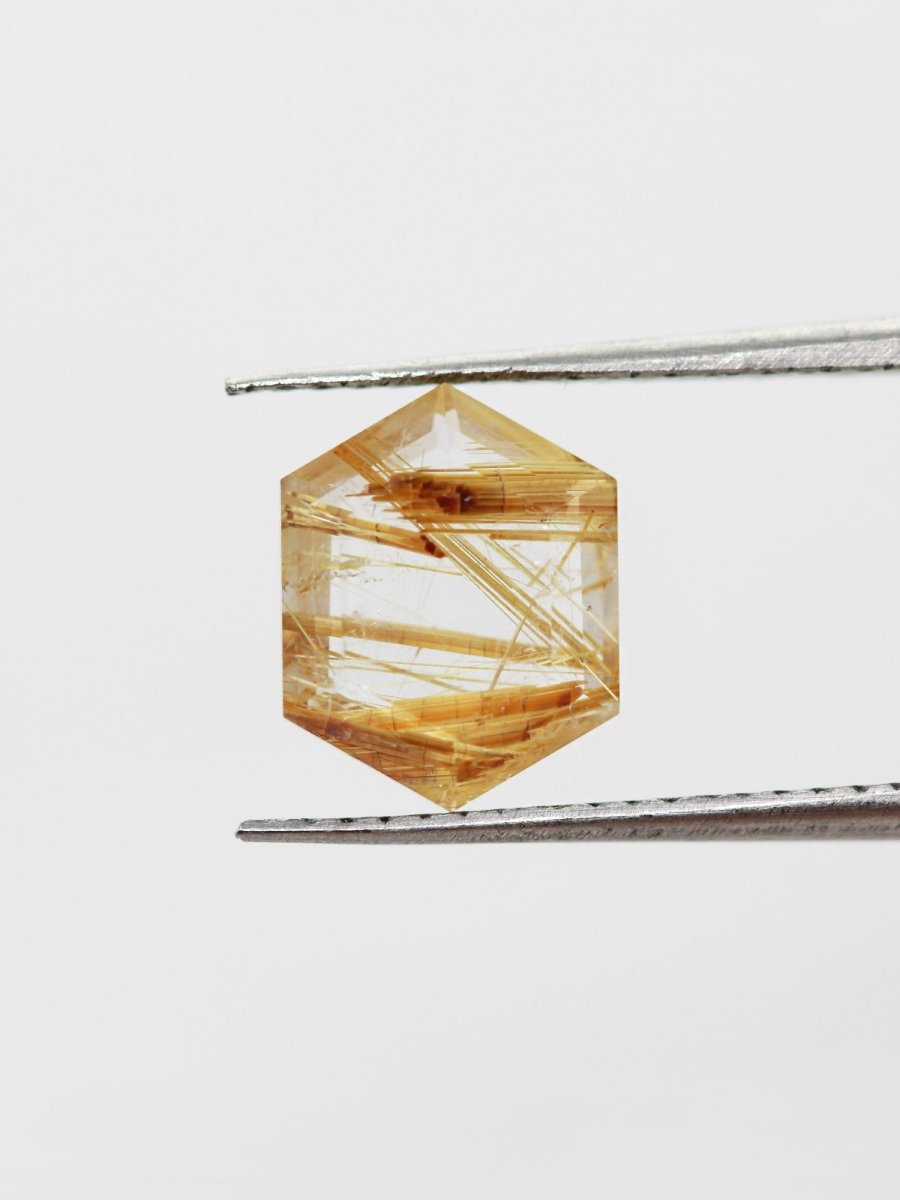 1.90CT Rutilated Quartz Inventory SKU RQHEX-14