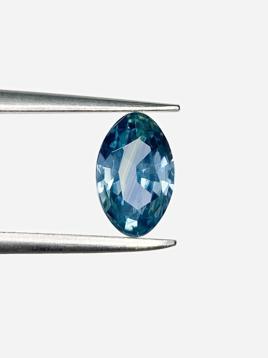 1.14CT Blue Oval Sapphire Inventory SKU CSS2483