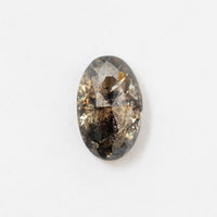 2.54CT Salt and Pepper Oval Inventory SKU SPOVAL-01