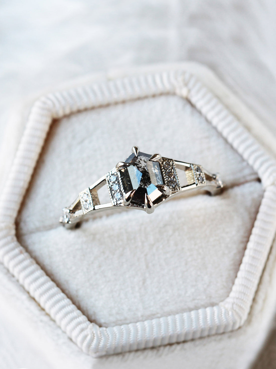 5.00 CTW Eiffel Tower Diamond Engagement Ring | Lee Michaels Fine Jewelry