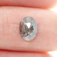 1.00CT Salt and Pepper Oval Inventory SKU SPOVAL-03