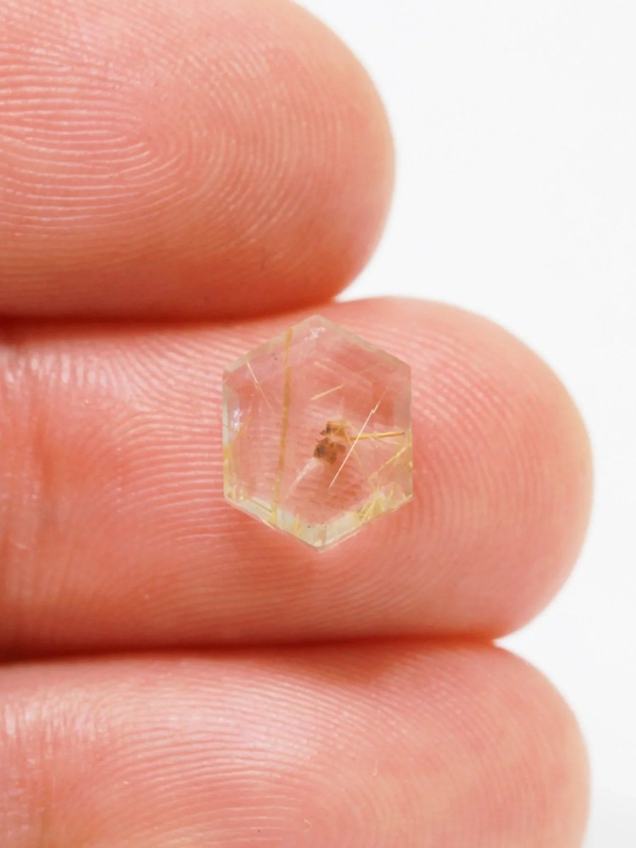 Inventaire de quartz rutilé 2,29 CT SKU RQHEX-07