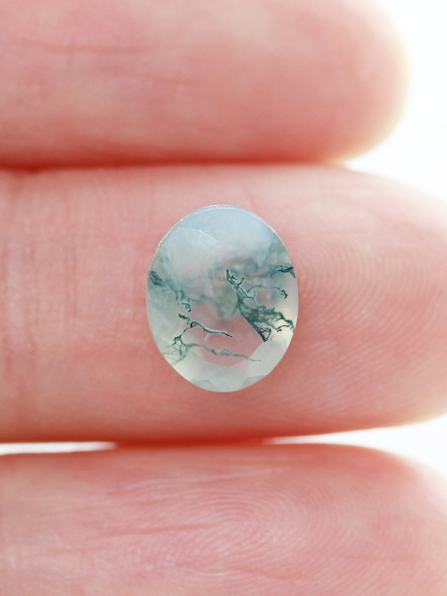 2.40CT Moss Agate Inventory SKU MAOVAL-01