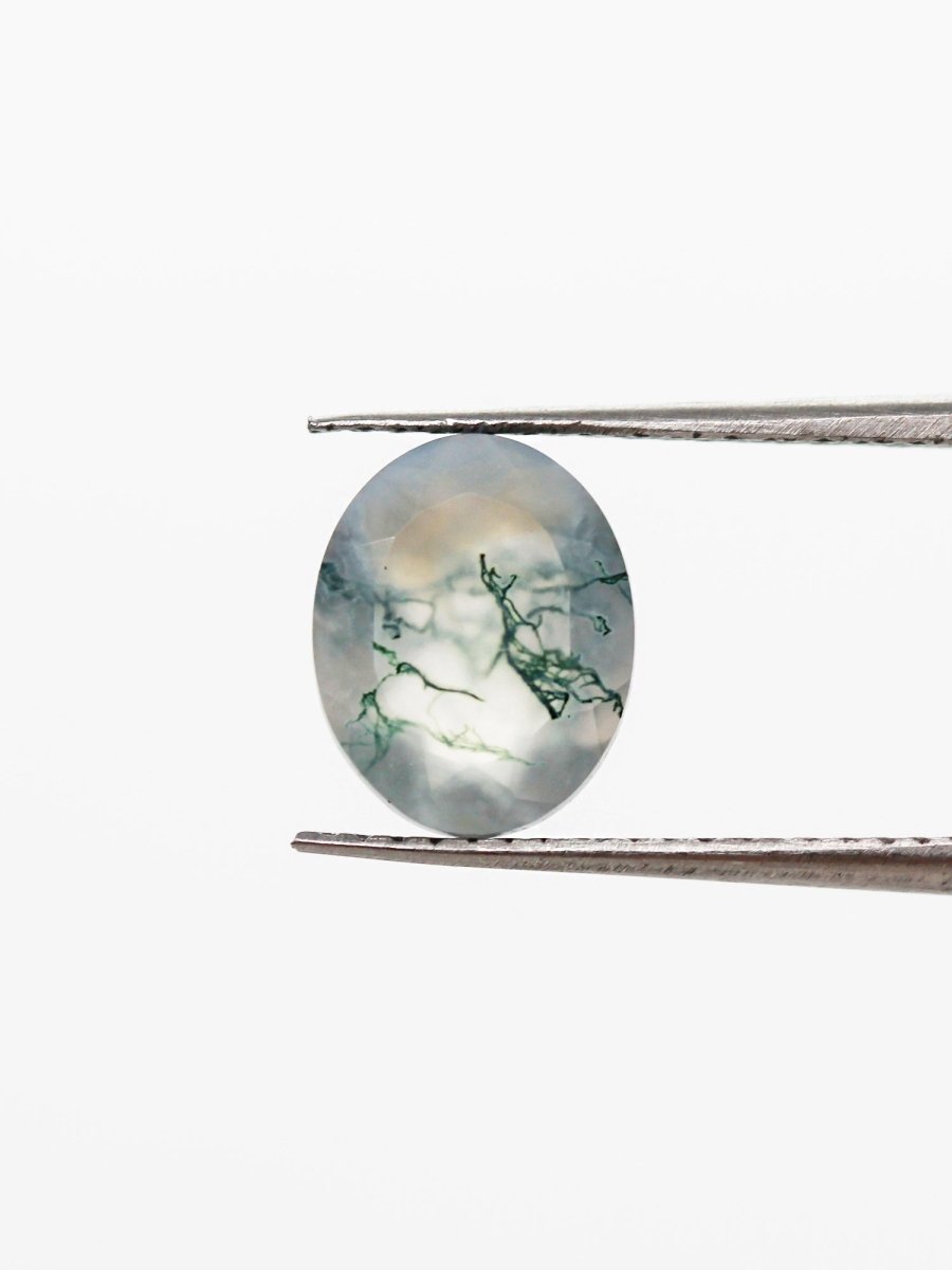 Inventaire d'agate mousse 2,40 ct SKU MAOVAL-01