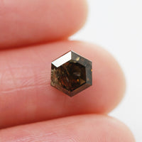 1.64CT Salt and Pepper Hexagon Inventory SKU SPHEX-11