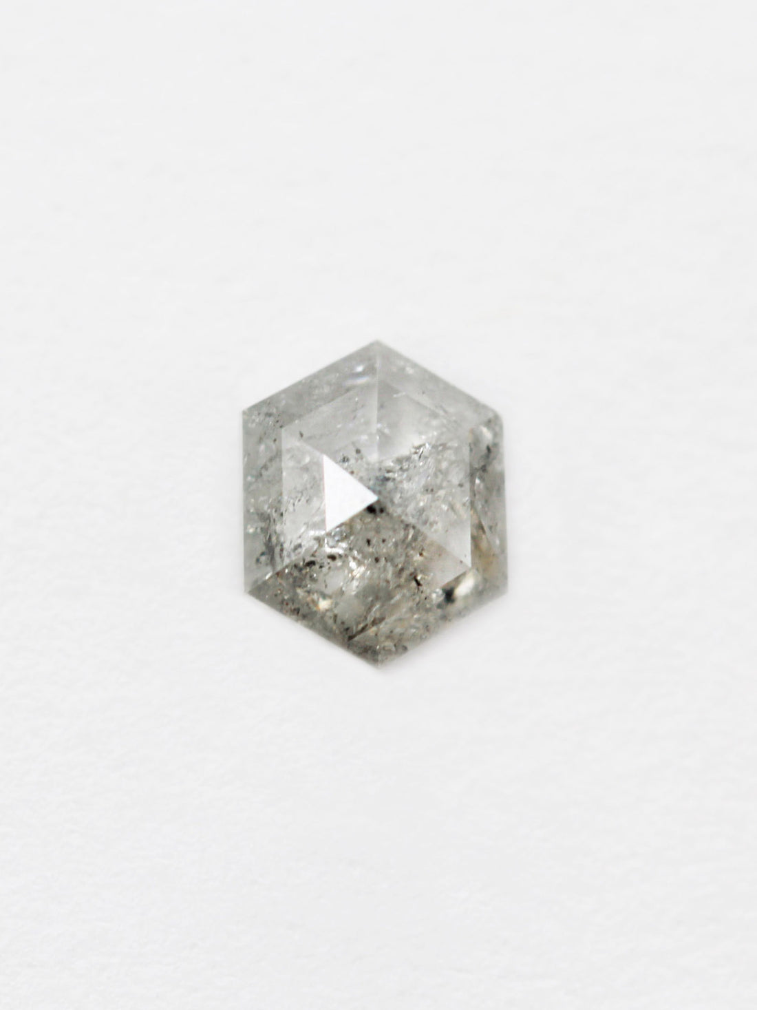 0,91 CT Salz und Pfeffer Hexagon Inventar SKU SPHEX-89