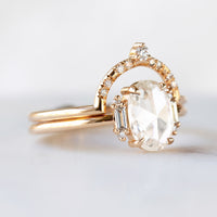 Aubrey Ring Aubrey Ring Hiddenspace fine jewelry engagement ring art deco  minimalism diamond ring gold ring unique engagement ring 8