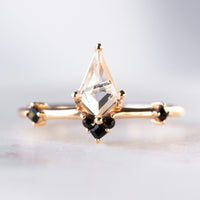 hiddenspace engagement ring tourmilated quartz onyx engagement ring unique artdeco fine jewelry 1