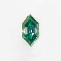 2.94CT Dark Green Moissanite Inventory SKU MSHEX-06