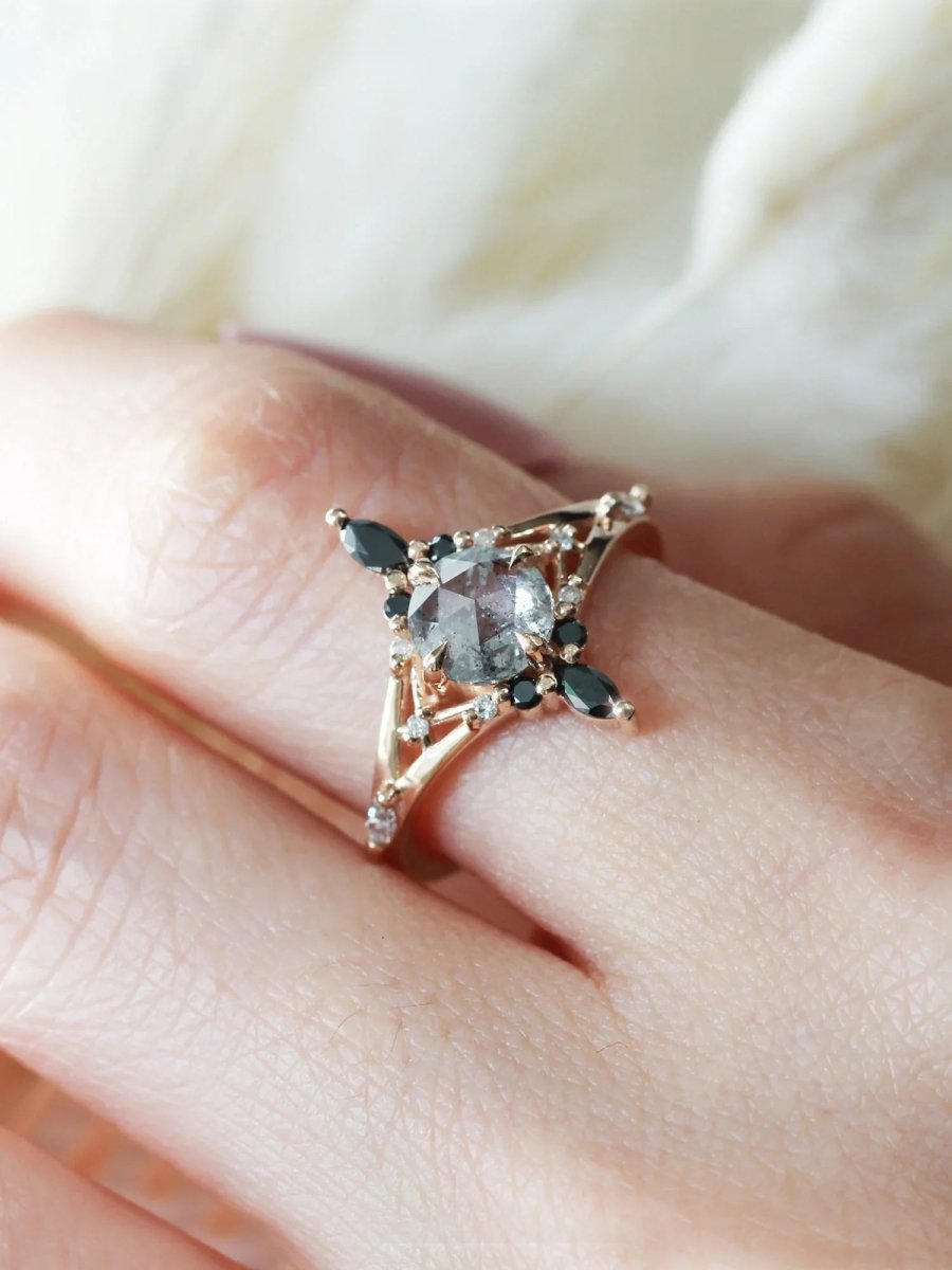 hiddenspace-engagement-rings-abigail-salt-and-pepper-diamond-14k-front