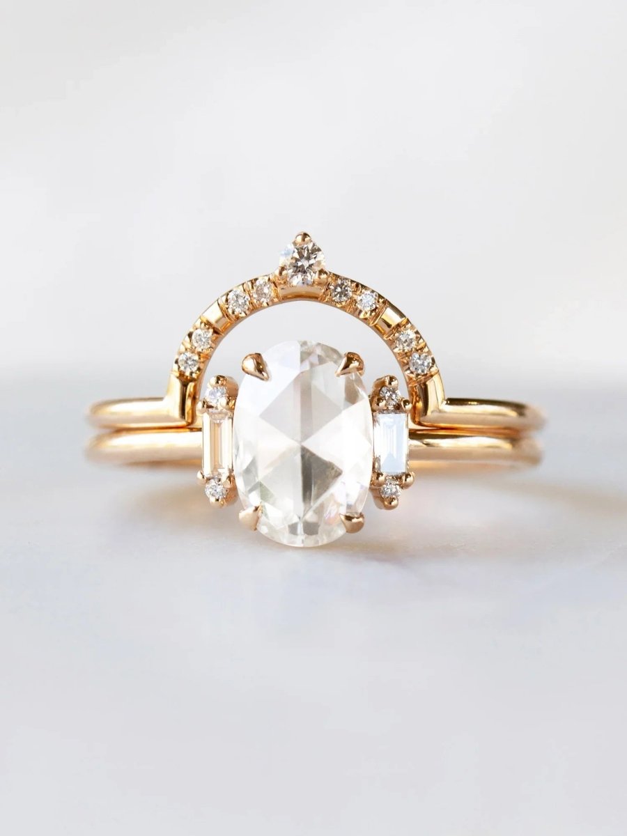 Aubrey Ring Aubrey Ring Hiddenspace fine jewelry engagement ring art deco  minimalism diamond ring gold ring unique engagement ring 6