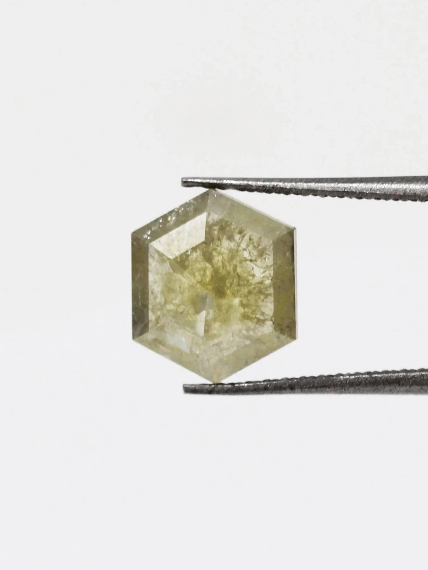 1.37CT Salt and Pepper Hexagon Inventory SKU SPHEXN-46