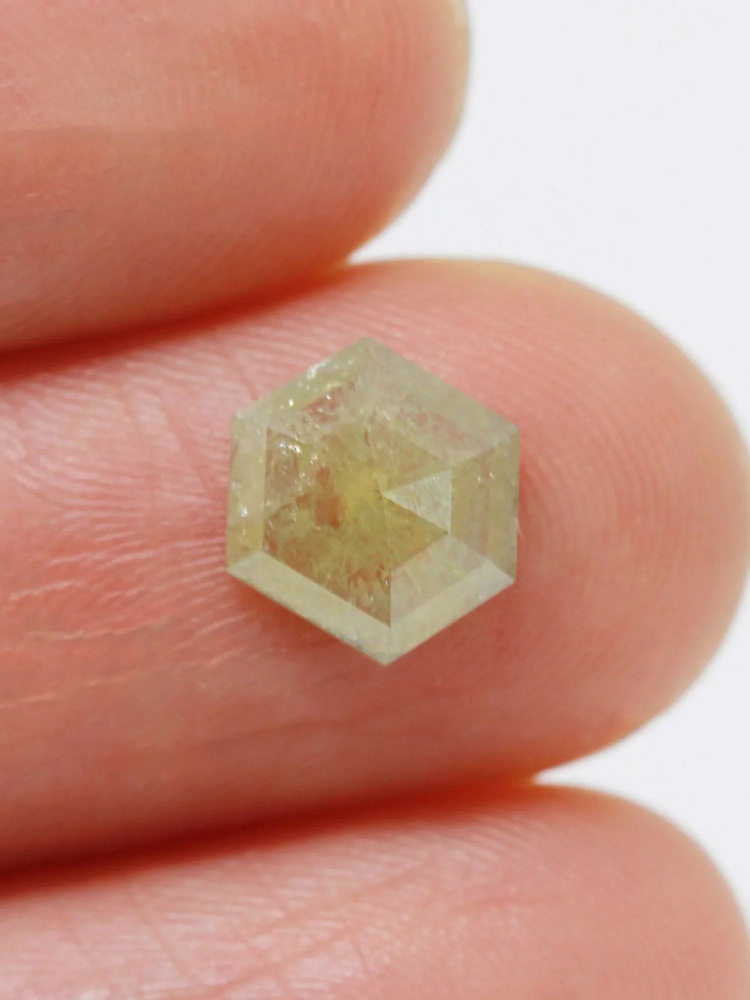 1.37CT Salt and Pepper Hexagon Inventory SKU SPHEXN-46