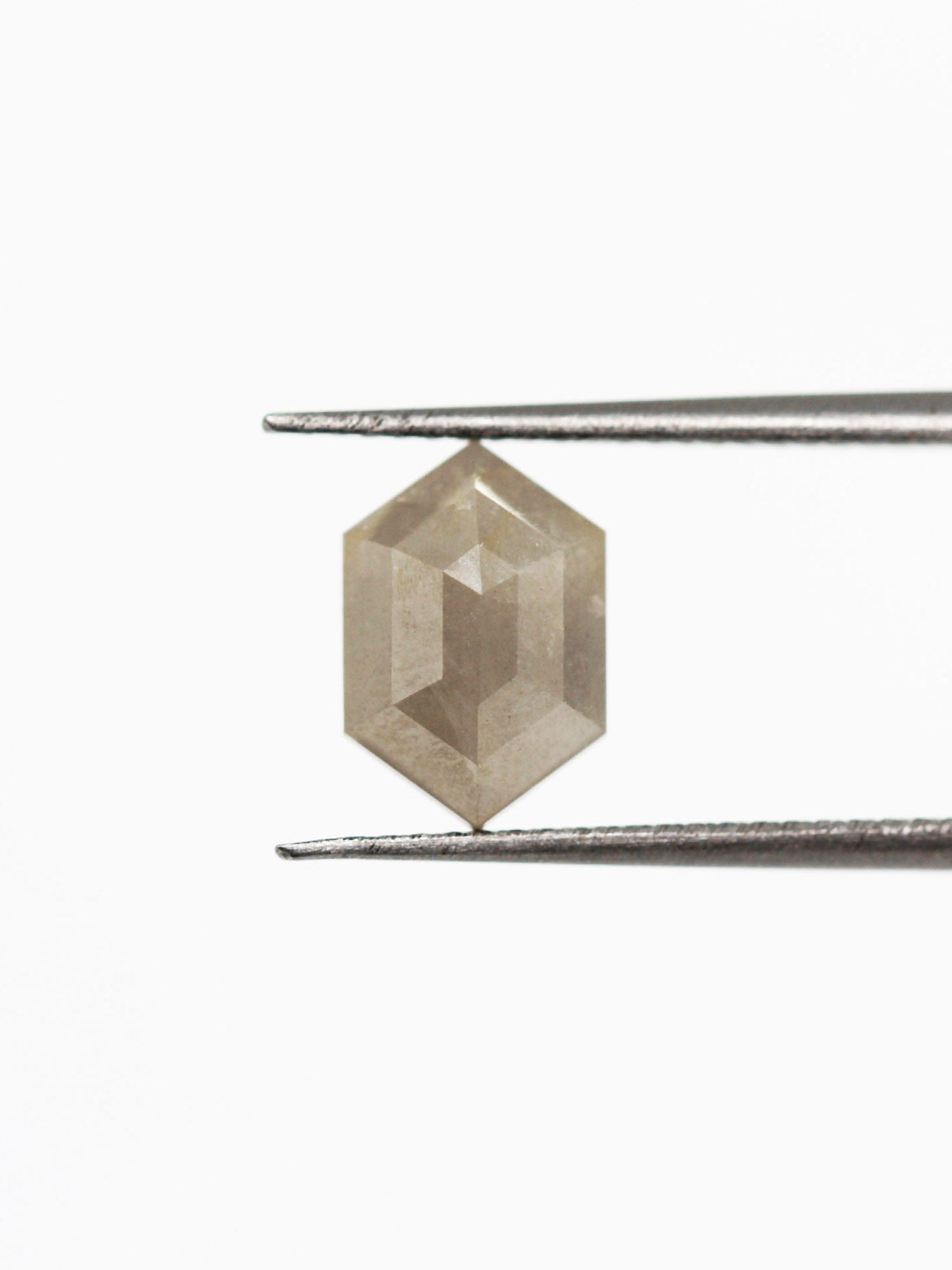 2.26CT Salt and Pepper Hexagon Inventory SKU SPHEXN-69