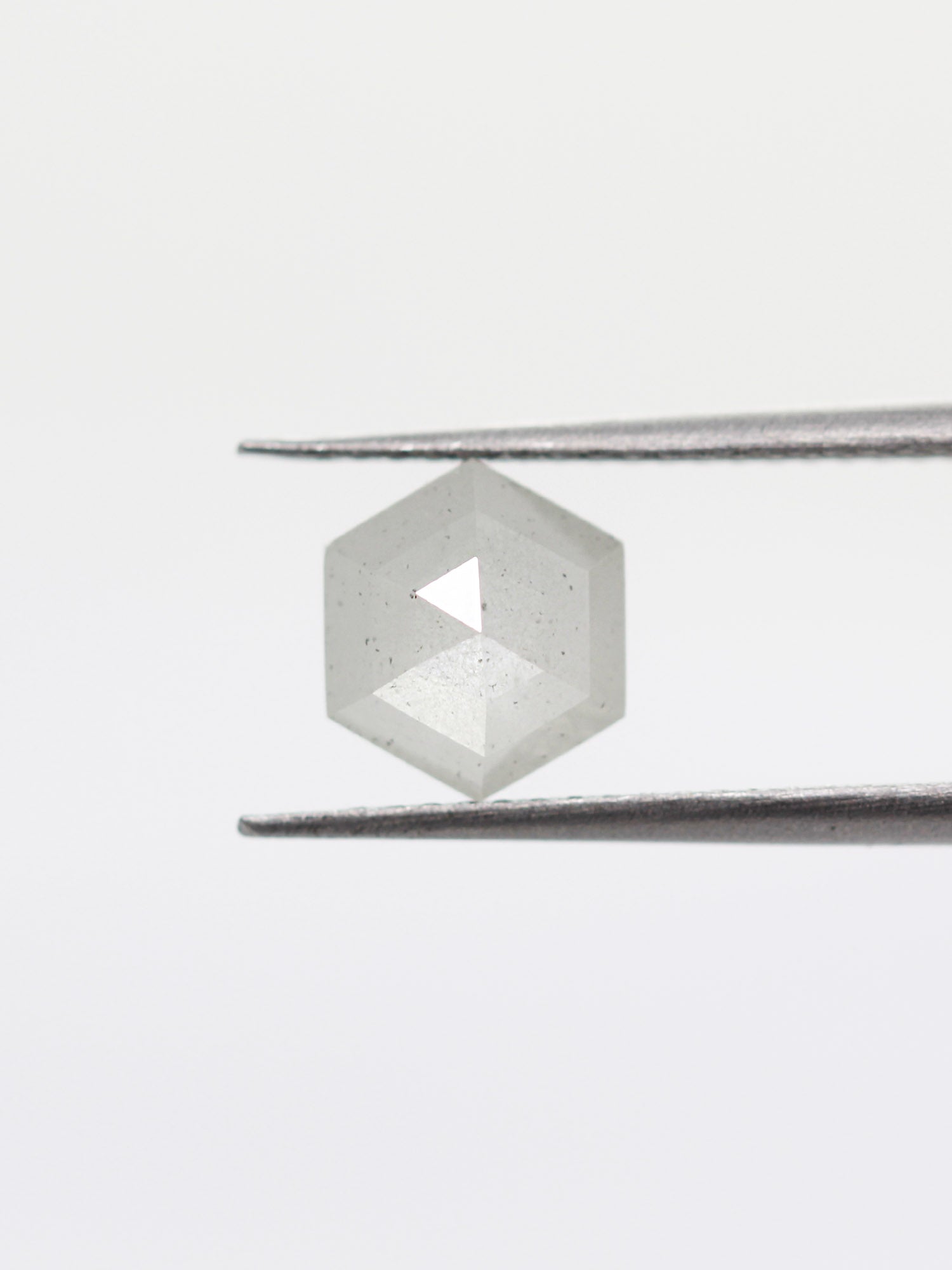 1.55CT Salt and Pepper Hexagon Inventory SKU SPHEXN-78