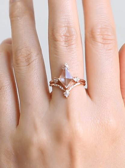 salt and pepper diamond engagement ring sapphire proposal ring keira kite ring diamond 2