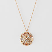 Half Dome Diamond Necklace