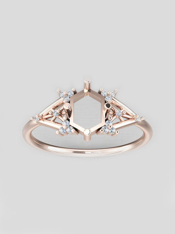 H/S Hexagon Star Ring