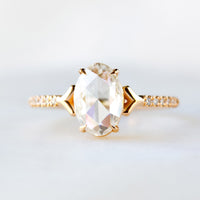 hiddenspace jewelry diamond engagement ring art deco fine jewelry designer ring unique proposal ring Stella 1