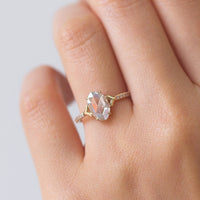 hiddenspace jewelry diamond engagement ring art deco fine jewelry designer ring unique proposal ring Stella 3