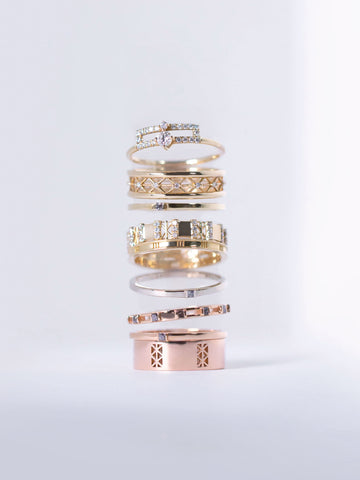 [10% OFF] Stacking Ring Set - Set of 2