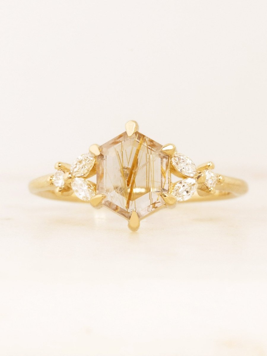 hiddenspace jewelry unique engagement ring architectural design fine jewelry art deco inspire unique engagement ring vintage jewelry bridal ring one-of-a-kind engagement ring alternative jewelry AMELIA DESIGN