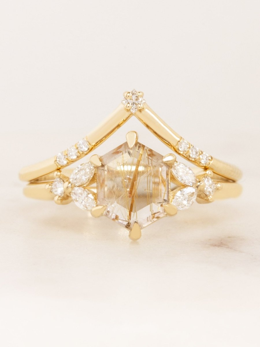 hiddenspace jewelry unique engagement ring architectural design fine jewelry art deco inspire unique engagement ring vintage jewelry bridal ring one-of-a-kind engagement ring alternative jewelry AMELIA DESIGN