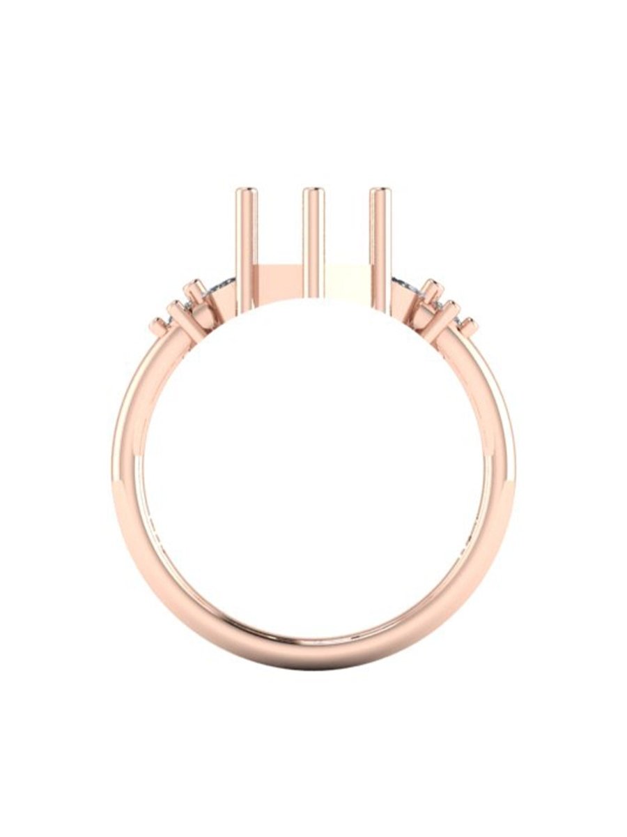 hiddenspace jewelry unique engagement ring architectural design fine jewelry art deco inspire unique engagement ring vintage jewelry bridal ring one-of-a-kind engagement ring alternative jewelry AMELIA DESIGN