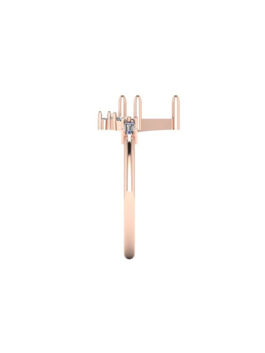 H/S Diamond Water Drop Ring