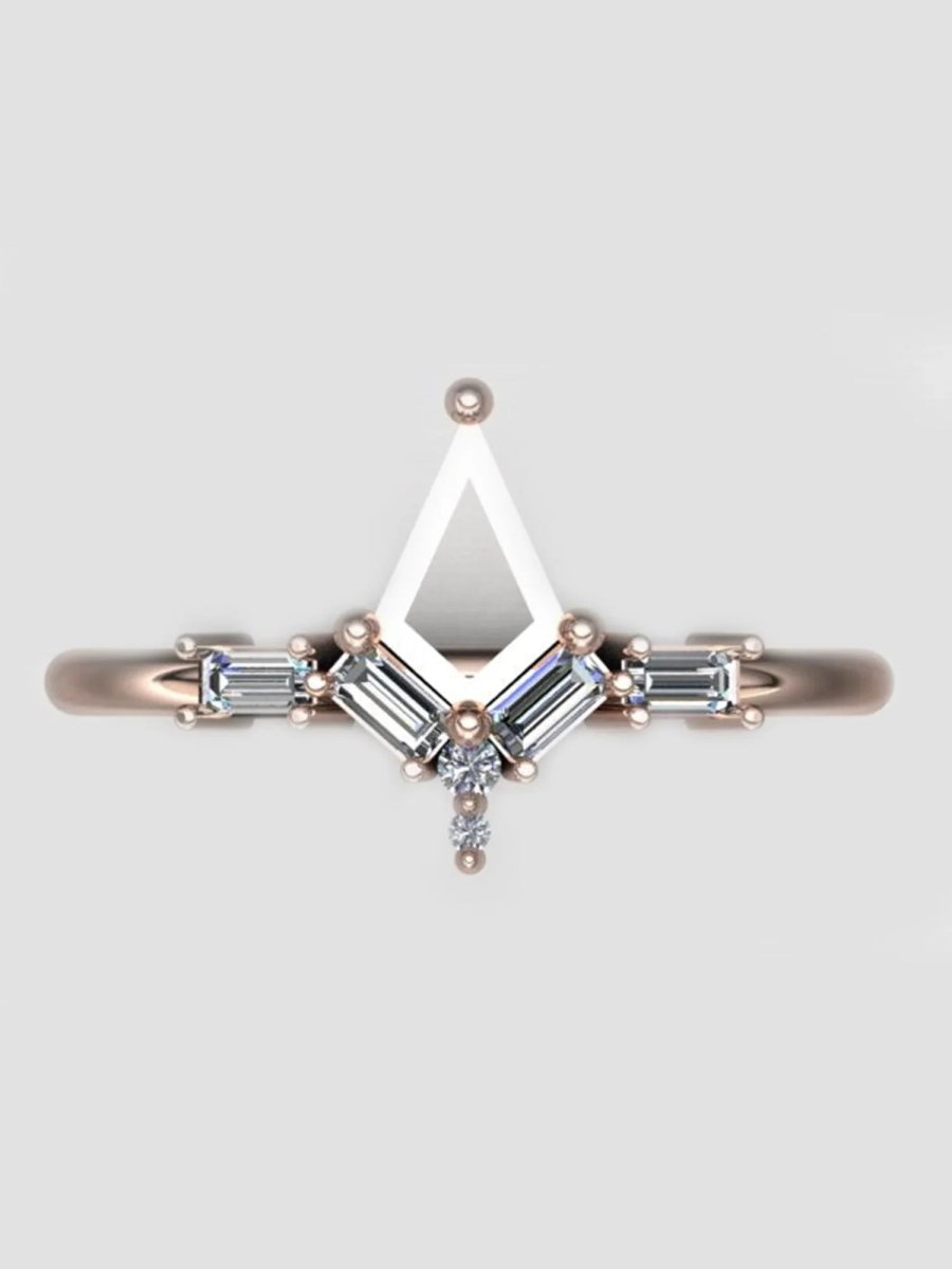 Bague Goutte d'Eau Diamant H/S