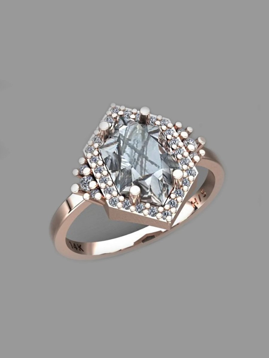 H/S Sechseck-Halo-Ring