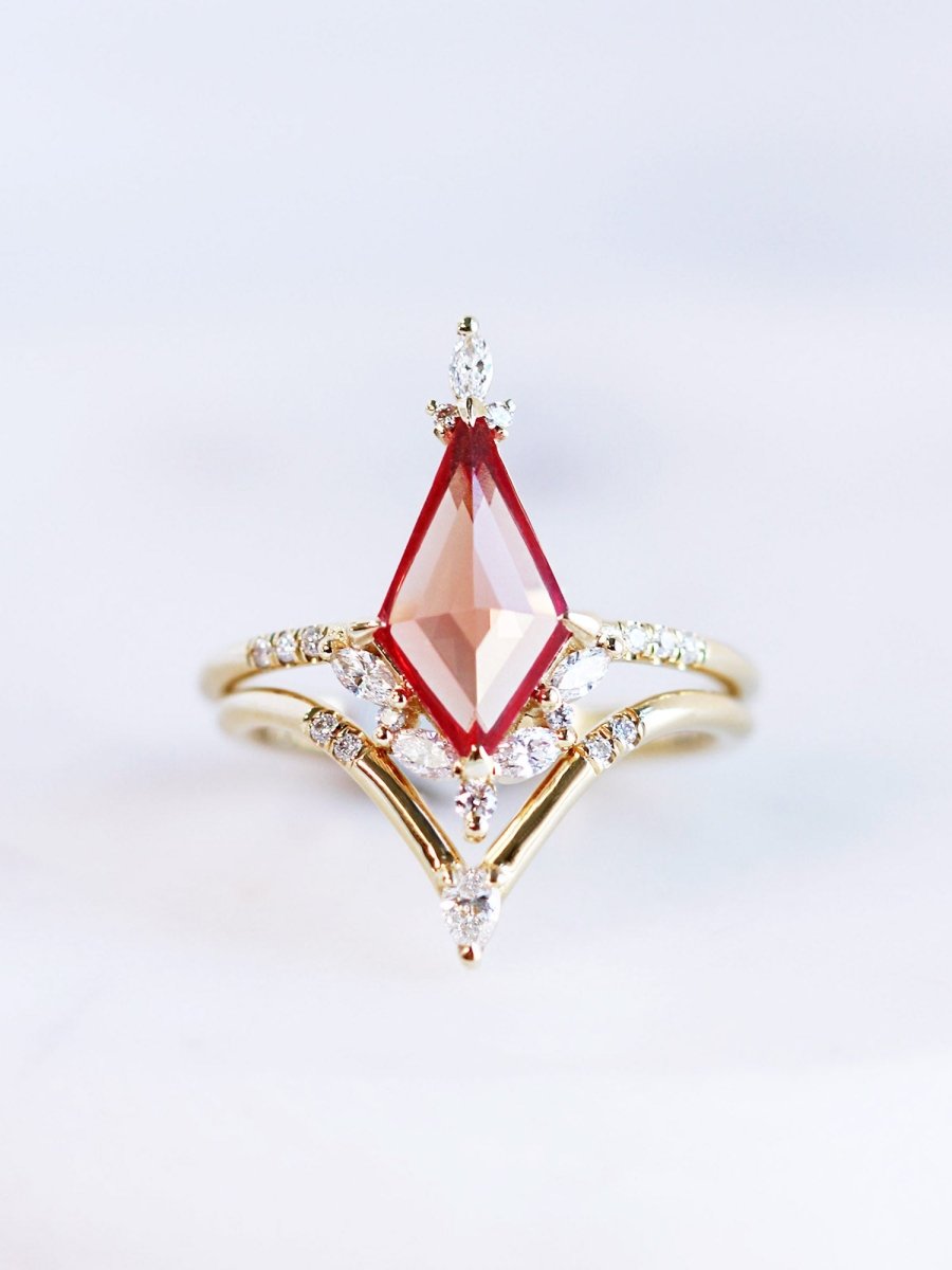 hiddenspace jewelry unique engagement ring architectural design fine jewelry art deco inspire unique engagement ring vintage jewelry bridal ring one-of-a-kind engagement ring alternative jewelry IGNATIA DESIGN