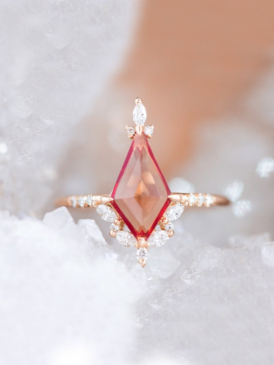 hiddenspace jewelry unique engagement ring architectural design fine jewelry art deco inspire unique engagement ring vintage jewelry bridal ring one-of-a-kind engagement ring alternative jewelry IGNATIA DESIGN