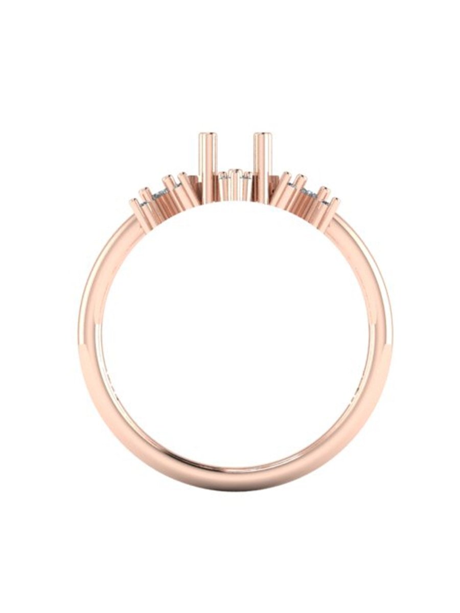 hiddenspace jewelry unique engagement ring architectural design fine jewelry art deco inspire unique engagement ring vintage jewelry bridal ring one-of-a-kind engagement ring alternative jewelry JAYDEN DESIGN