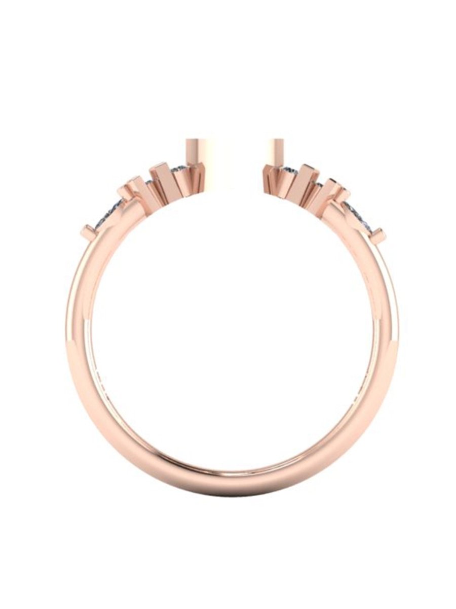 hiddenspace jewelry unique engagement ring architectural design fine jewelry art deco inspire unique engagement ring vintage jewelry bridal ring one-of-a-kind engagement ring alternative jewelry MARQUISE DELCY DESIGN