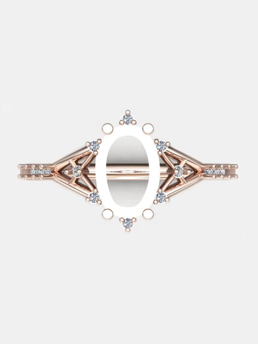 H/S Oval Star Ring - HIDDENSPACE