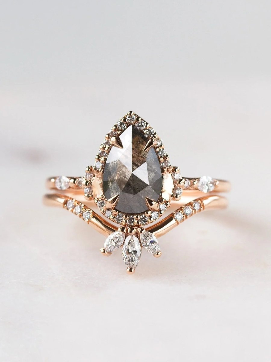 hiddenspace jewelry fine jewelry los angeles art deco design architectural fine jewelry wedding band stacking rings stackable band 14k gold ring diamond ring unique fine jewelry JOLIE BAND