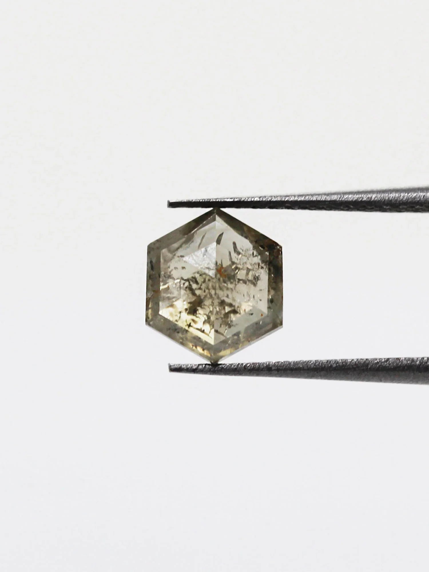 1.49CT Salt and Pepper Hexagon Inventory SKU SPHEXN-10