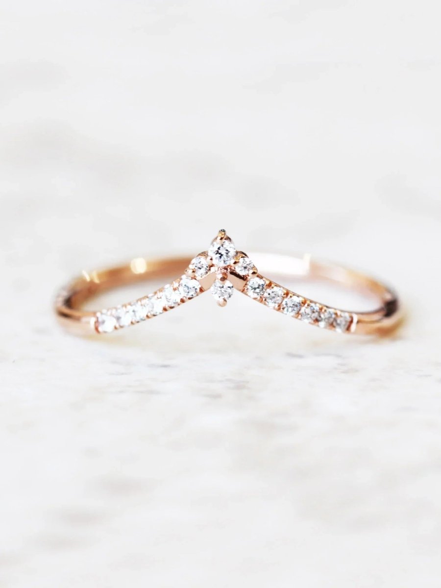 hiddenspace jewelry fine jewelry los angeles art deco design architectural fine jewelry wedding band stacking rings stackable band 14k gold ring diamond ring unique fine jewelry STAR BAND