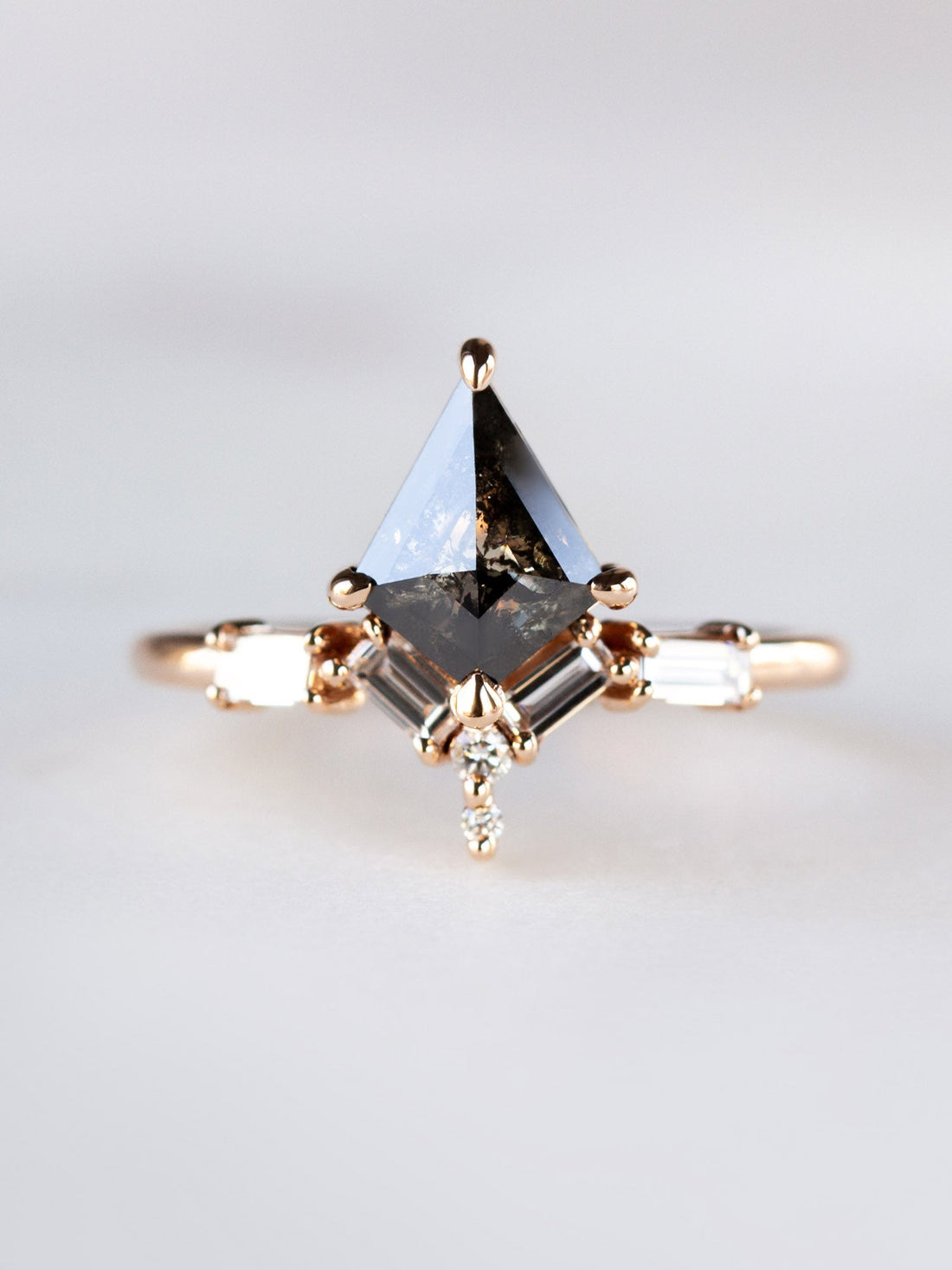 LV Triangular Drop Crystal Earrings
