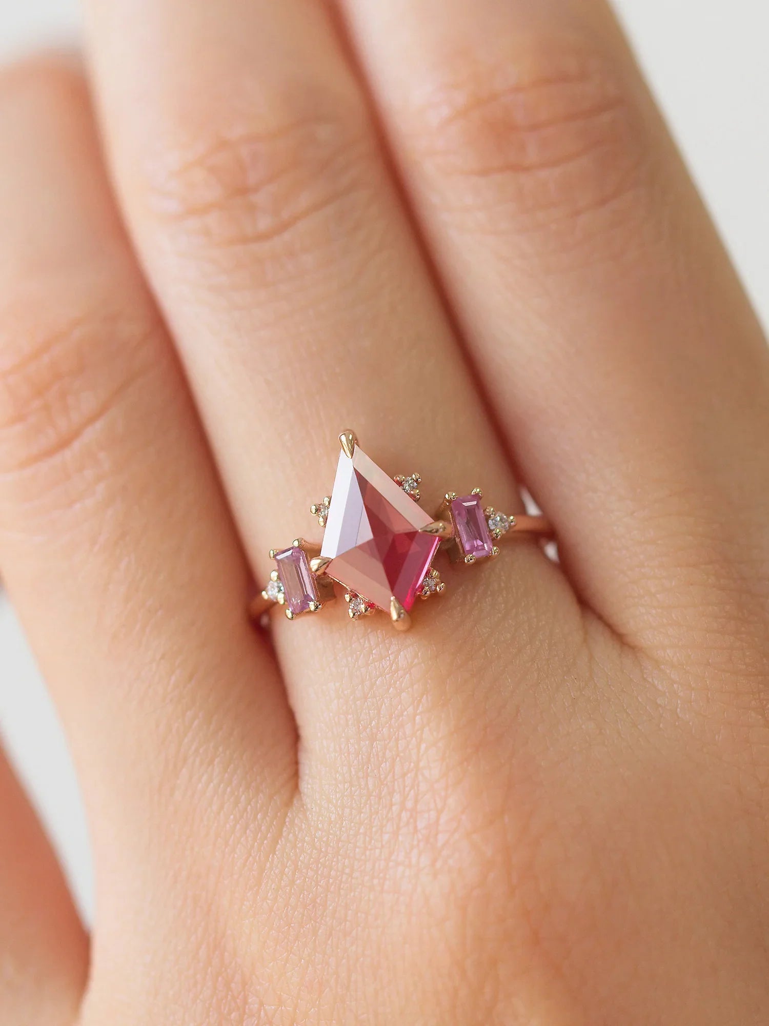 hiddenspace engagement ring fine jewelry valentine ring sapphire proposal ring 6