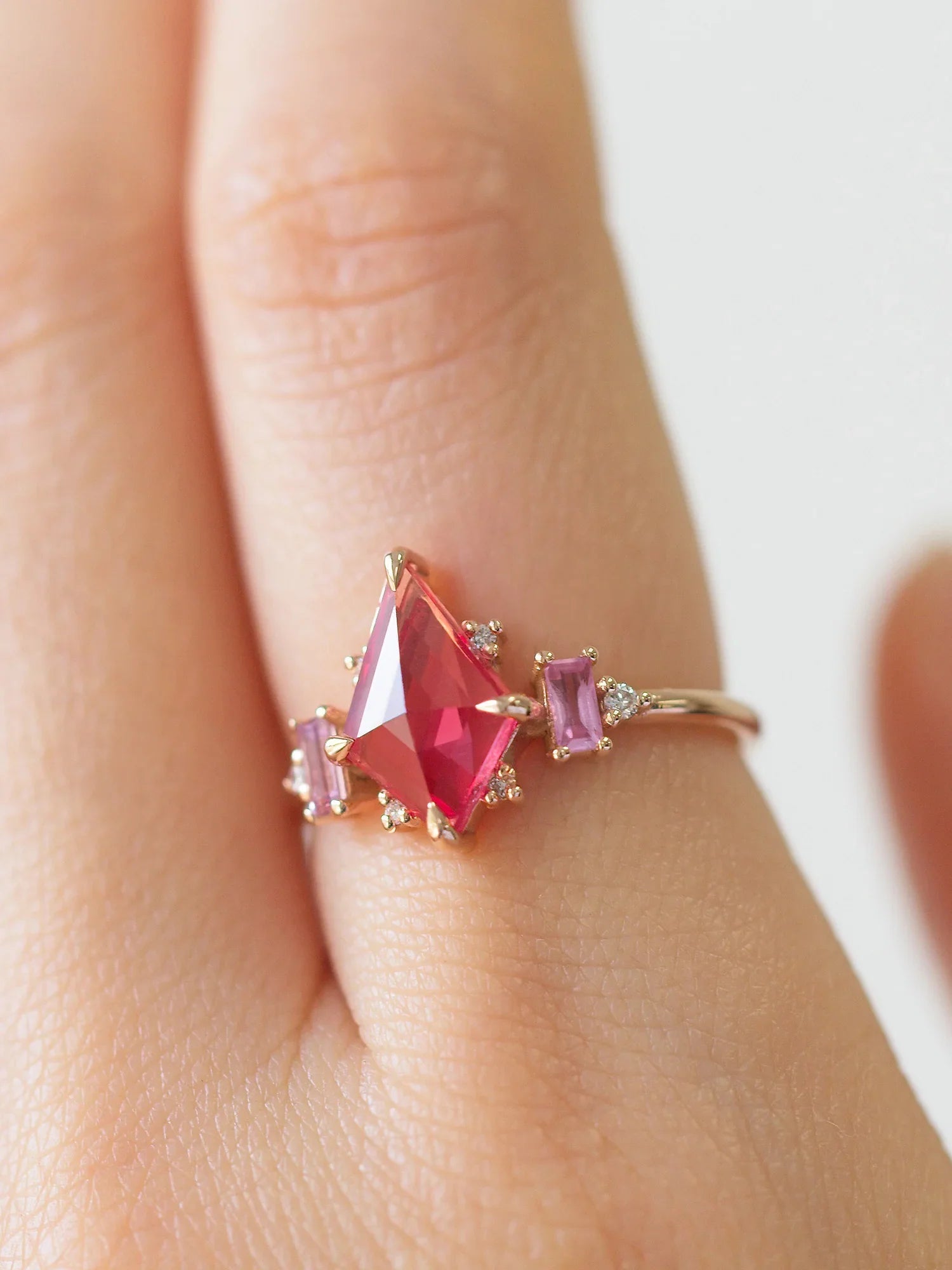 hiddenspace engagement ring fine jewelry valentine ring sapphire proposal ring 3